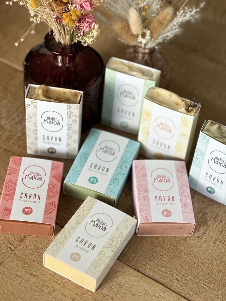 Savon artisanal Atelier Maloa - saponification à froid naturelle