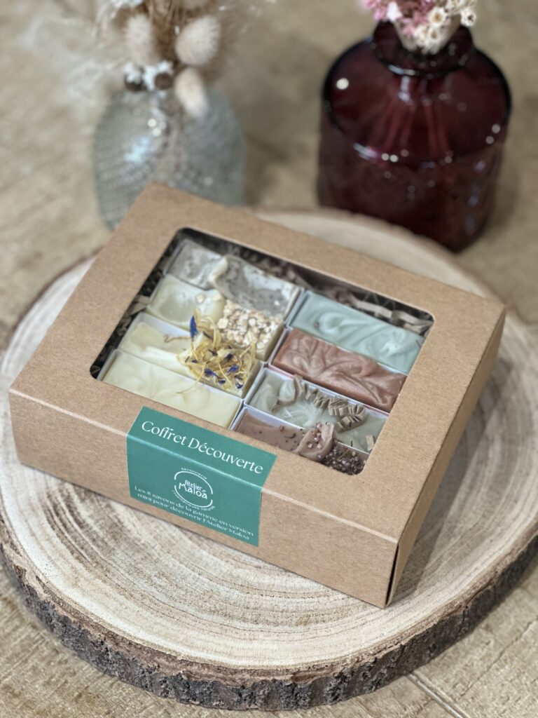 Coffret découverte Atelier Maloa - 8 savons format mini 50g
