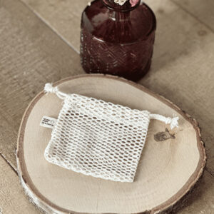 Filet à savon XL en coton bio Atelier Maloa - fabriqué en France