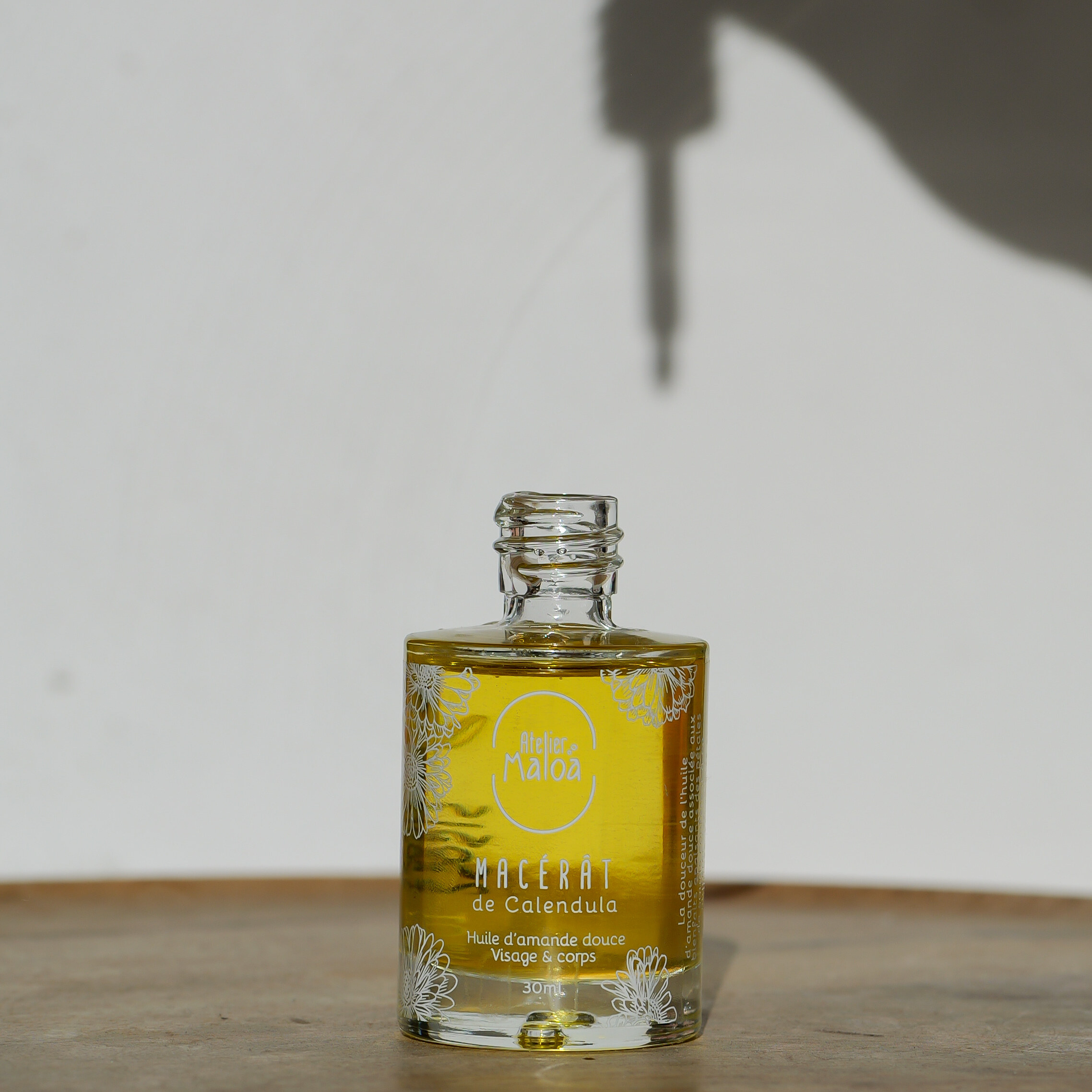 Macérât de calendula Atelier Maloa - huile de soin apaisante et cicatrisante